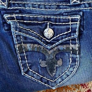 Rock Revival Jen Sequin Skinny Jeans